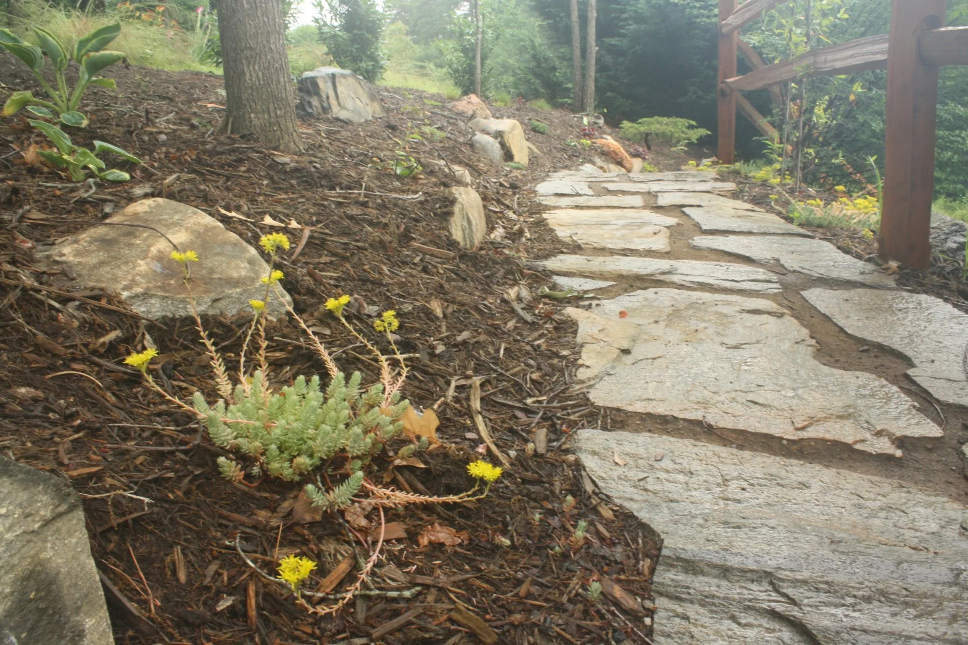 Patios in Asheville: Flagstone vs. Pavers & Building on a Slope